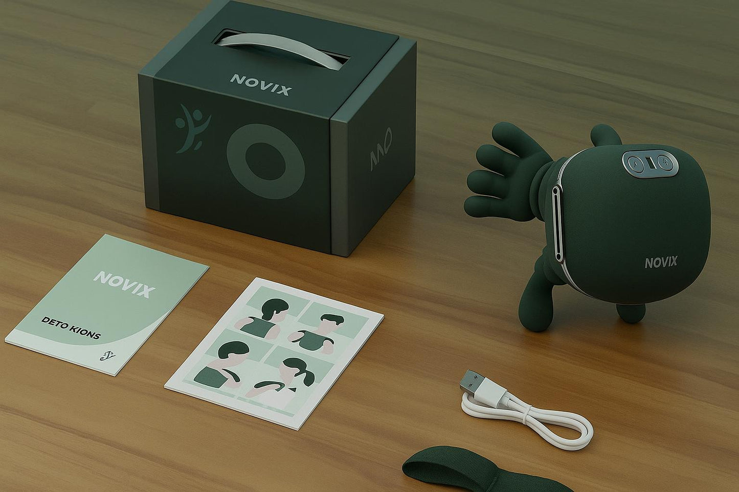 NOVIX Relief – Masseur électrique chauffant nouvelle génération