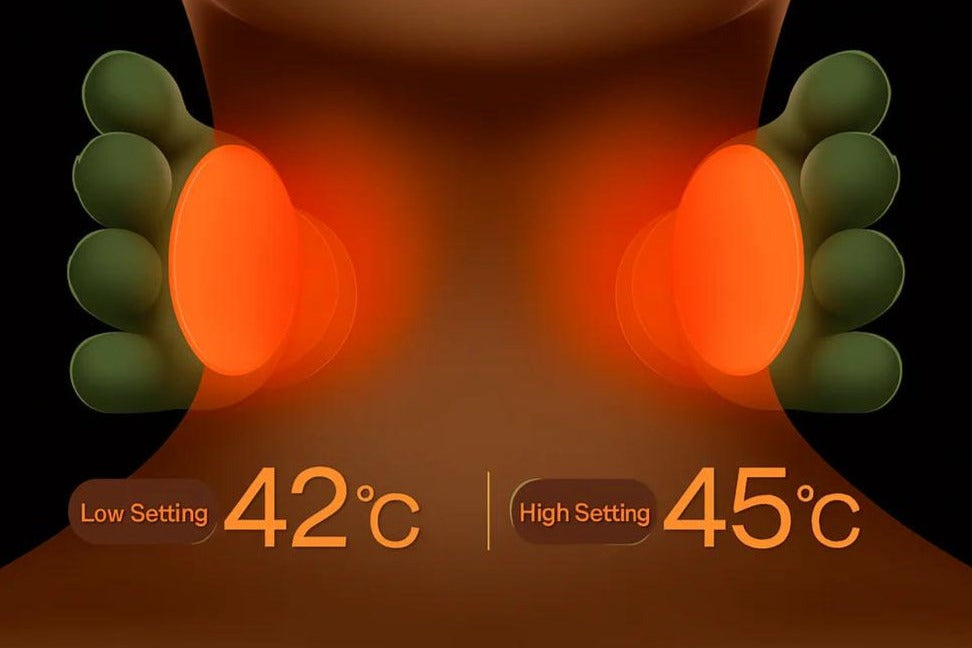 NOVIX Relief – Masseur électrique chauffant nouvelle génération